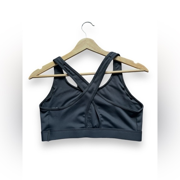 ADIDAS - Deep Grey Crossback Sports Bra - Picture 4 of 9
